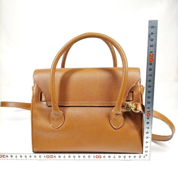 Authentic Etro Hand Bag  Brown Leather EUC - Picture 3 of 11